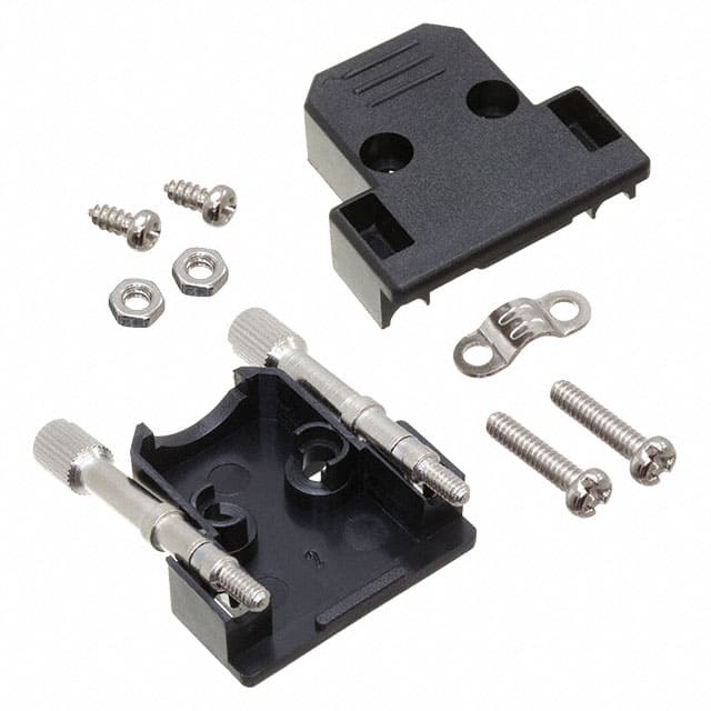 61800925322 W眉rth Elektronik  Capots de connecteurs D-Sub en forme de D